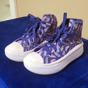 Chuck Taylor All Star Move Platform High GS 'Feathers'